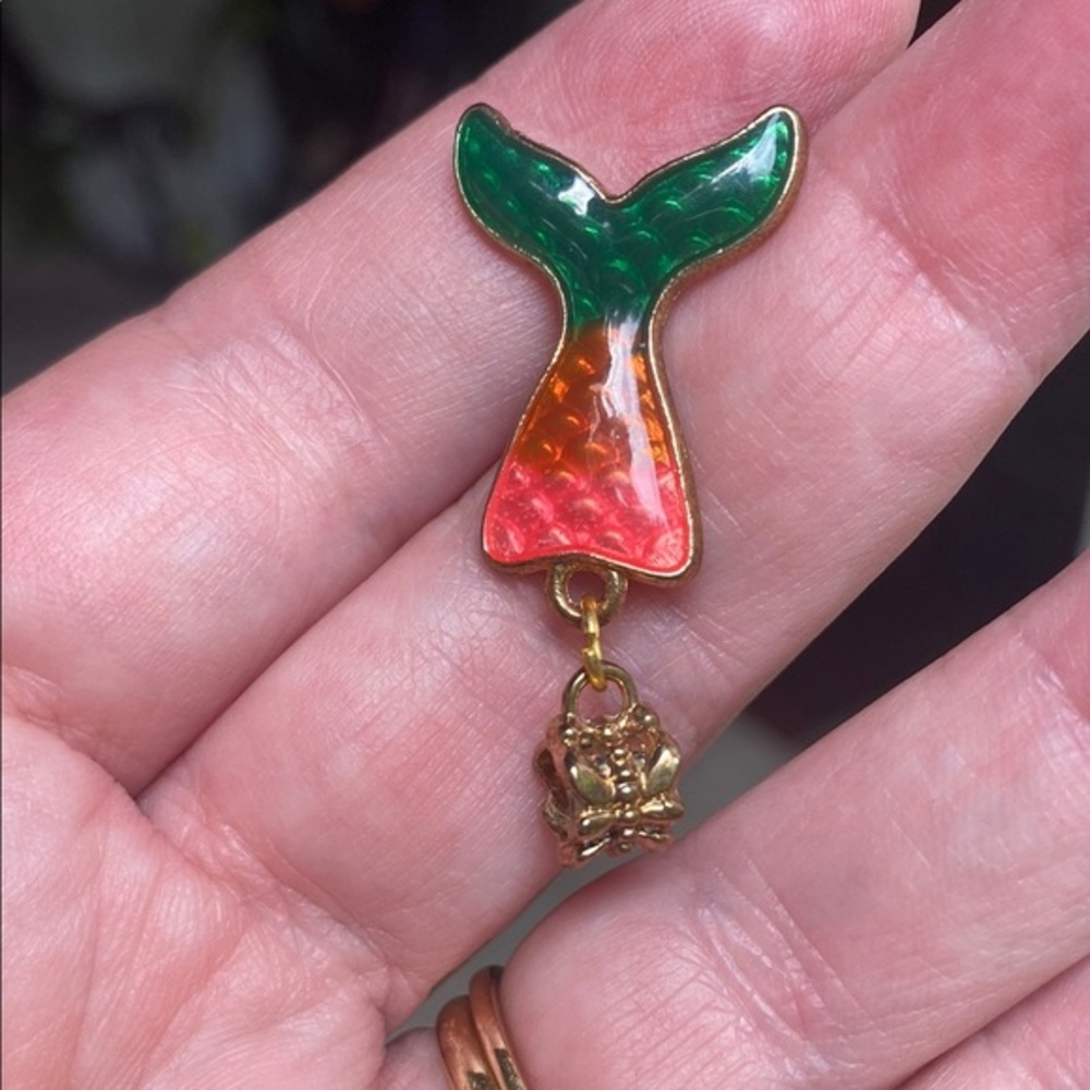 Colorful Mermaid Tail Charm
